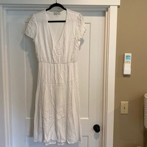 Wayf White Dress